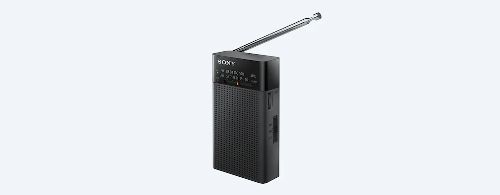 Sony AM/FM Radio With Speaker - Portable ICFP27
