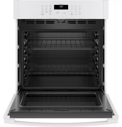 27" GE 4.3 Cu. Ft. Electric Self-Cleaning Single Wall Oven - JKS3000DNWW