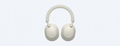 Sony WH1000XM5/S Wireless Noise-Cancelling Headphones in Silver -