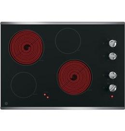 30" GE Built-In CleanDesign Electric Cooktop - JP3030SJSS