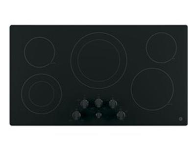 36" GE Electric Cooktop With Knob Control - JP3536DJBB