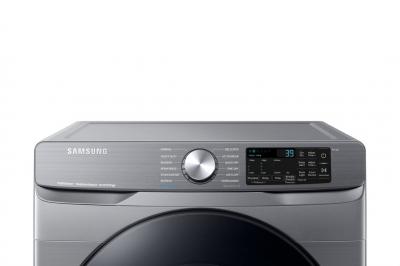 27" Samsung 7.5 Cu.Ft Dryer with Multi Steam and Steam Sanitize Plus - DVG45B6305P/AC