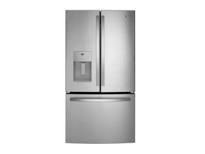 36" GE 25.6 Cu. Ft. Fingerprint Resistant French-Door Refrigerator - GFE26JYMFS