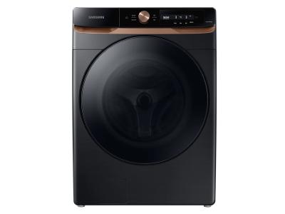 27" Samsung 5.3 Cu. Ft. Front Load Washer In Black Stainless - WF46BG6500AVUS