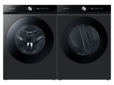 27" Samsung 5.3 Cu. Ft. Bespoke Large Capacity Front Load Washer and Dryer With Bespoke Design And Smart Dial - WF46BB6700AVUS-DVE46BB6700VAC