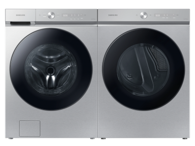 27" Samsung 6.1 Cu. Ft. Bespoke Ultra Capacity Front load Washer And 7.6 Cu. Ft. Dryer With Bespoke Design - WF53BB8700ATUS-DVE53BB8700TAC