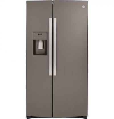 36" GE 25.1 Cu. Ft. Side-By-Side Refrigerator - GSS25IMNES