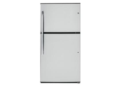 33" GE 21.2 Cu. Ft. Top-Freezer No-Frost Refrigerator - GTE21GSHSS