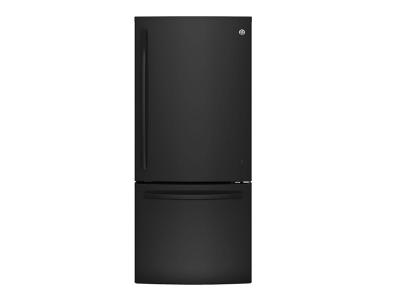 30" GE 20.9 Cu. Ft. Bottom-Freezer Refrigerator - GBE21AGKBB
