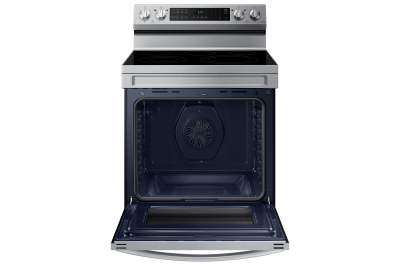 30" Samsung 6.3 Cu. Ft. Freestanding Electric Range With Air Fry And Wi-fi In Stainless Steel - NE63A6511SS