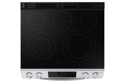 30" Samsung 6.3 Cu. Ft. Electric Range With Fan Convection In Stainless Steel - NE63T8311SS/AC