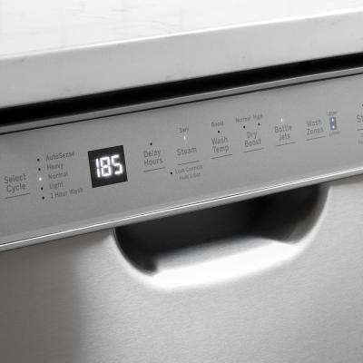 24" GE Built-In Dishwasher with Stainless Steel Tall Tub - GDF645SSNSS