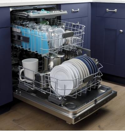 24" GE Built-In Dishwasher With Stainless Steel Tall Tub - GDF645SGNWW