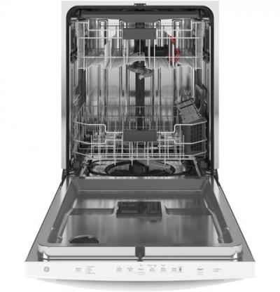 24" GE Built-In Tall Tub Dishwasher With Stainless Steel Tub - GDT665SGNWW