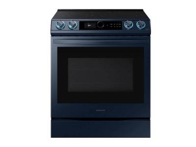 30" Samsung 6.3 Cu. Ft. Slide-in Electric Range with True Convection and Air Fry - NE63A8711QN/AC