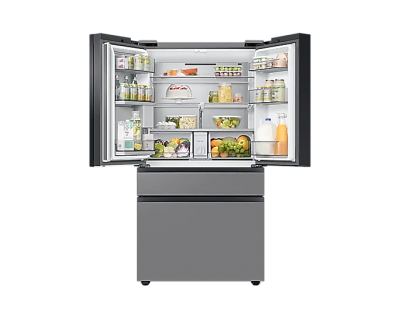 36" Samsung 28.8 Cu. Ft. Bespoke 4-Door French Door Refrigerator with Beverage Center - F-RF29BB86MTMT