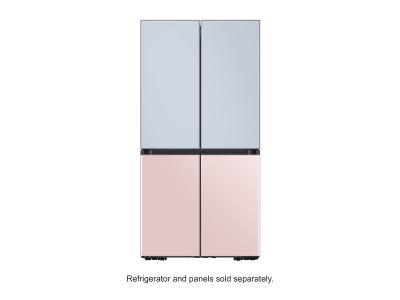 Samsung Bespoke 4-Door Flex Refrigerator Panel in Matte Sky Blue Glass - RA-F18DUU48/AA