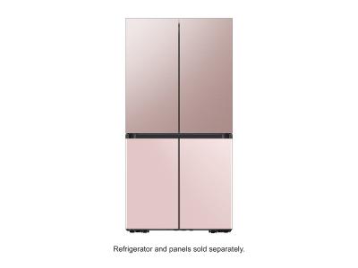 Samsung Bespoke 4-Door Flex Refrigerator Panel in Champagne Rose Steel - RA-F18DUUQH/AA