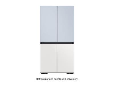 Samsung Bespoke 4-Door Flex Refrigerator Panel in White Glass - RA-F18DBB35/AA
