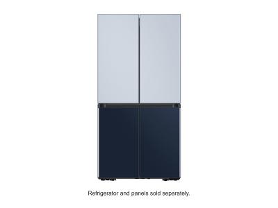 Samsung Bespoke 4-Door Flex Refrigerator Panel in Navy Glass - RA-F18DBB41/AA