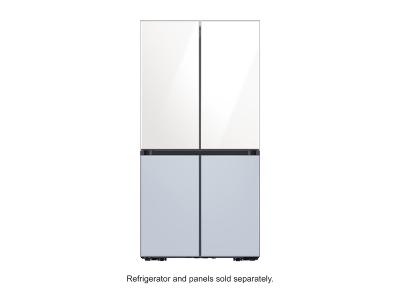 Samsung Bespoke 4-Door Flex Refrigerator Panel in Matte Sky Blue Glass - RA-F18DBB48/AA