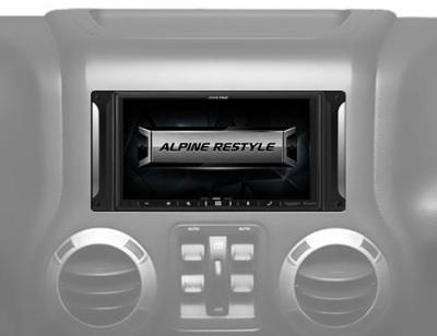 Alpine I407-WRA-JK 7 Inch Multimedia Reciever for Jeep Wrangler -