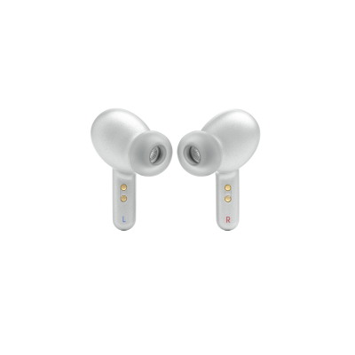 JBL True Wireless Noise Cancelling Earbuds in Silver - JBLLIVEPRO2TWSSLAM