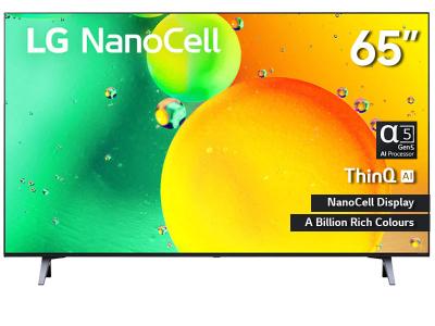 65" LG 65NANO75UQA 4K LED TV with ThinQ AI