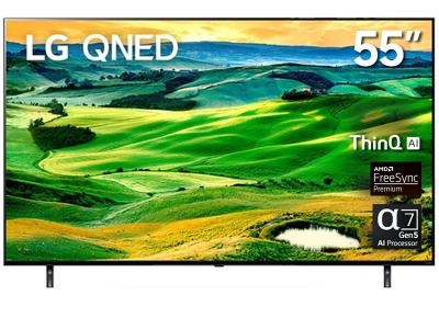 55" LG 55QNED80UQA Quantum Dot NanoCell 4K Ultra HD LED TV