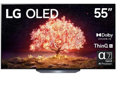 55" LG OLED55B1 Class 4K Smart OLED TV with AI ThinQ
