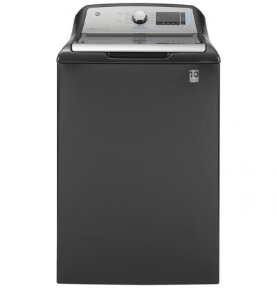 27" GE 5.2  Cu. Ft. Capacity Smart Washer With Sanitize - GTW840CPNDG