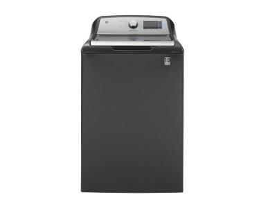 27" GE 5.2  Cu. Ft. Capacity Smart Washer With Sanitize - GTW840CPNDG