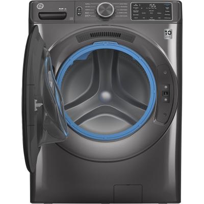 28" GE 5.5 Cu. Ft. (IEC) Capacity Washer With Built-in Wifi In Diamond Grey - GFW550SMNDG