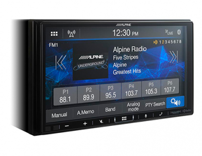 Alpine Double-Din 7 Inch Multimedia Receiver - ILX-407