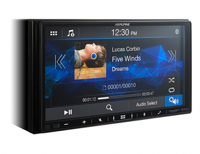 Alpine Double-Din 7 Inch Multimedia Receiver - ILX-407