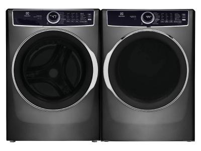27" Electrolux Front Load Washer And Electric Dryer In Titanium - ELFW7637AT-ELFE763CAT