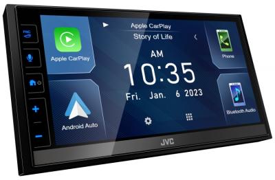 JVC 6.8 Inch Digital Media Receiver with Bluetooth and Android Auto - KW-M780BT