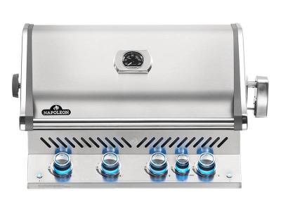 33" Napoleon Prestige PRO Series Built-In Natural Gas Grill With Infrared Rear Burner - BIPRO500RBNSS-3