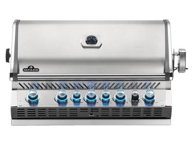 42" Napoleon Prestige PRO Series Built-In Natural Gas Grill With an Infrared Rear Burner - BIPRO665RBNSS-3