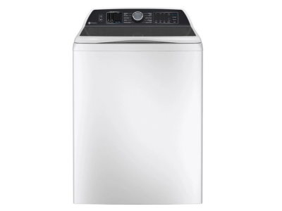 28" GE Profile 6.2 Cu. Ft. Top Load Washer with Smarter Wash Technology in White - PTW705BSTWS