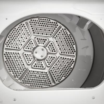 27" GE 7.4 Cu. Ft. Capacity Gas Dryer With Sanitize Cycle in White - GTD72GBMNWS