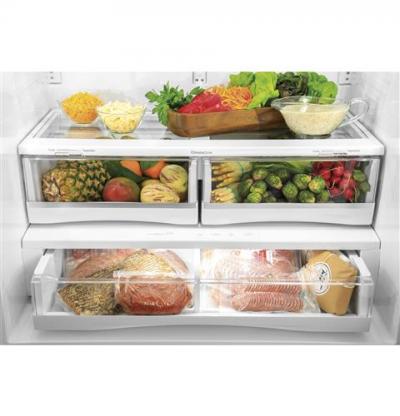 36" GE Profile 23.1 Cu. Ft. Counter-Depth  French-Door Refrigerator - PWE23KYNFS