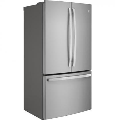 36" GE Profile 23.1 Cu. Ft. Counter-Depth  French-Door Refrigerator - PWE23KYNFS