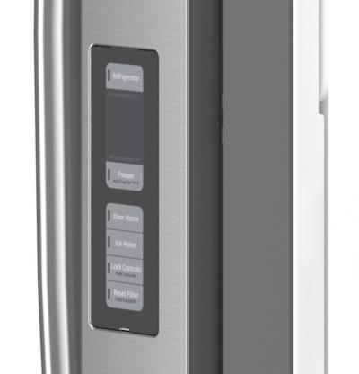 36" GE Energy Star Counter Depth French Door Refrigerator in Fingerprint Resistant Slate - GWE23GMNES