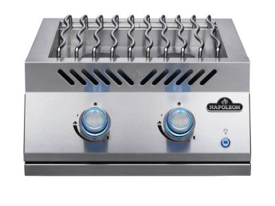 22" Napoleon Built-in 700 Series Dual Range Top Burner with Stainless Steel Cover - BIB18RTPSS