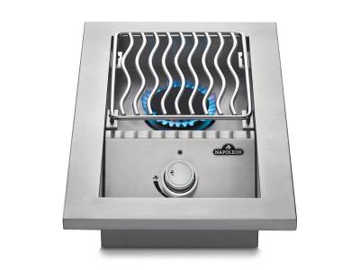 14" Napoleon 500 Series Natural Gas Single Range Top Drop-in Burner with 10000 BTU - BI10RTNSS