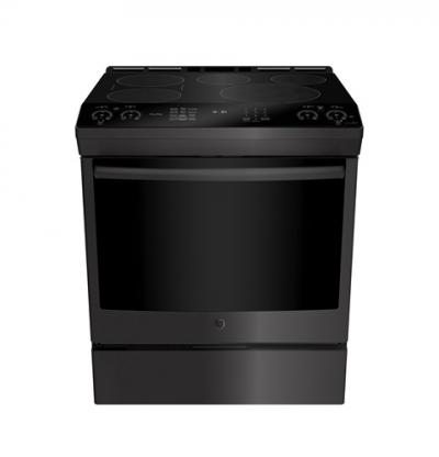 30" GE Profile 5.3 Cu. Ft. Slide In Front Control Induction Self-Cleaning Range - PCHS920BMTS