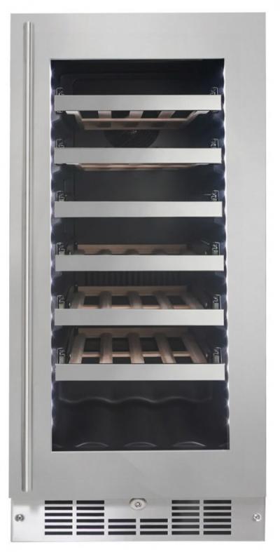 15" Silhouette Built-in Column 27 Bottles Wine Cooler - SPRWC031D1SS