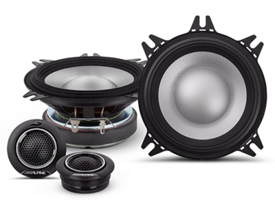 Alpine 4 Inch S-Series Component 2-Way Speaker Set - S2-S40C