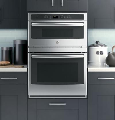 30" GE Profile Built-In Combination Convection Microwave/ True European Convection Oven - PT7800SHSS